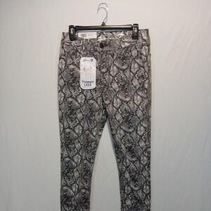 NWT sz6 Seven7 skinny jean snake animal indie sleaze slimming high rise hipster